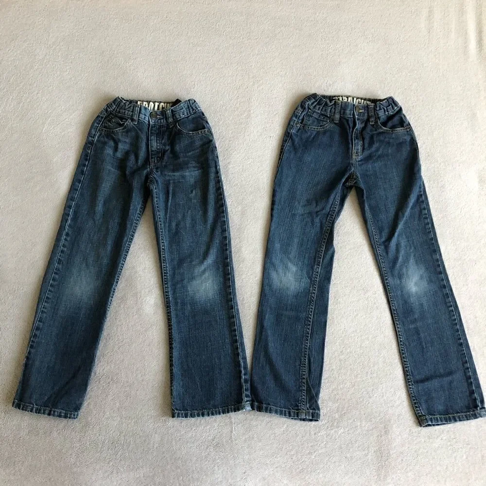 Gymboree Straight Leg and Bootleg Jeans(lot of 2 pairs)